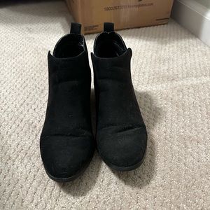 Black Velvet Boots Women 7